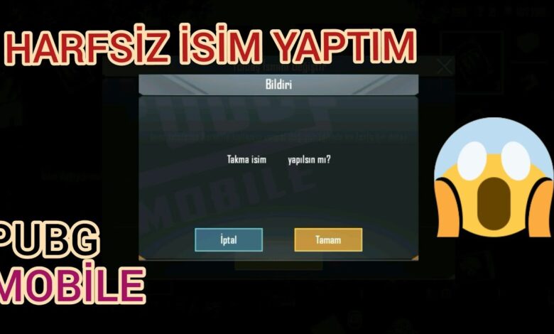 PUBG Görünmez Harf