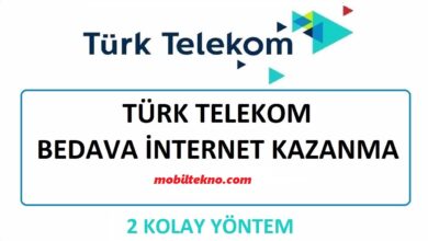 Türk Telekom Faturasız Bedava İnternet