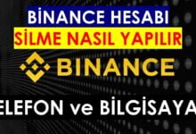 Binance TR Hesap Silme