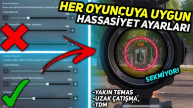 PUBG Mobile iPhone Telefonlarına Özel Hassasiyet Ayarı