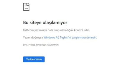 Google Chrome Bu Siteye Ulaşılamıyor Hatası