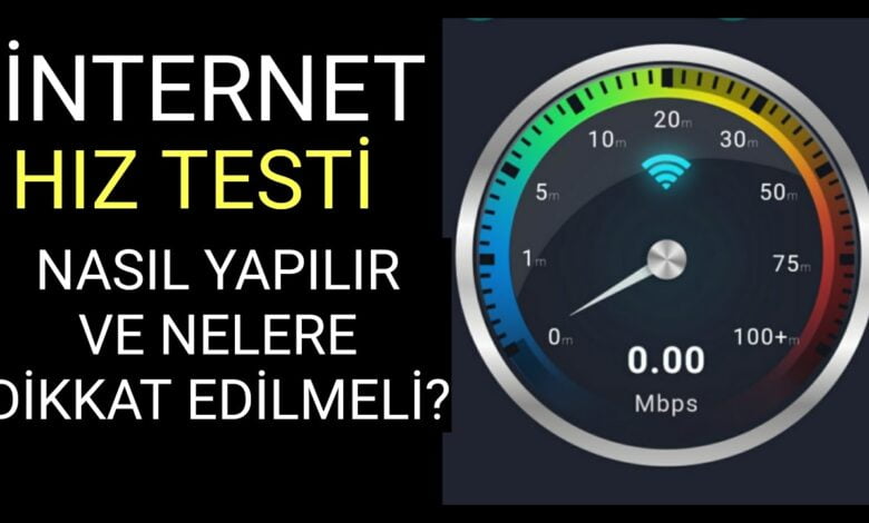 İnternet Hız Testi Nasıl Yapılır