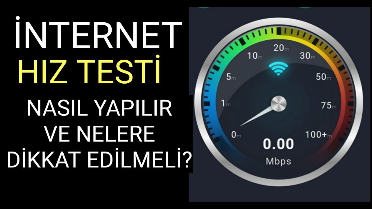 İnternet hız testi nasıl yapılır kaç olmalı 2024 mobil tekno