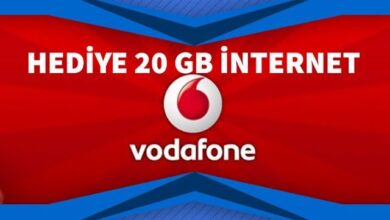 Vodafone 20 GB Bedava İnternet