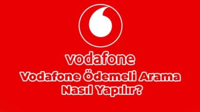 Vodafone Beni Ara Mesajı