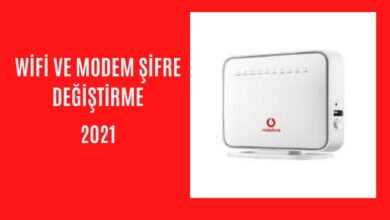 Vodafone Modem Arayüz Şifre
