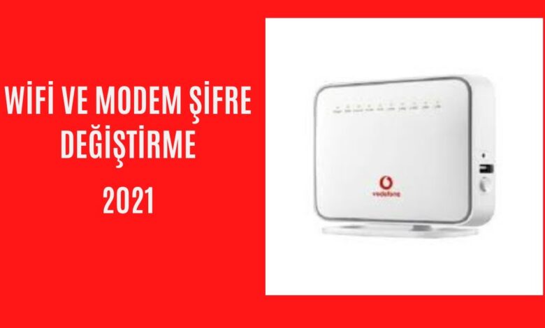 Vodafone Modem Arayüz Şifre