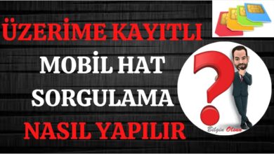 Adıma Kayıtlı Hat Sorgulama