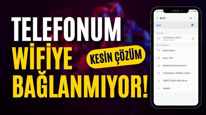 Telefon WiFi Bağlanıyor Ama İnternete Girmiyor