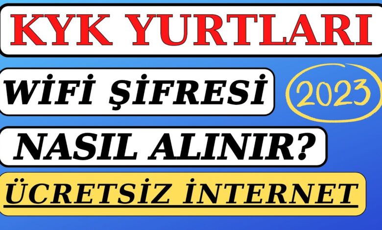 KYK İnternet Şifresi